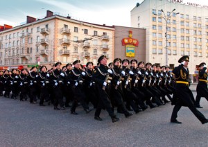 Parade in Murmansk (photo: Mil.ru)