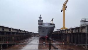 First Russian Mistral at DCNS (photo: RIA Novosti  / Daniil Nizamutdinov)