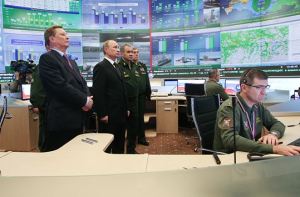 Putin Touring the NTsUO (photo: Mil.ru)