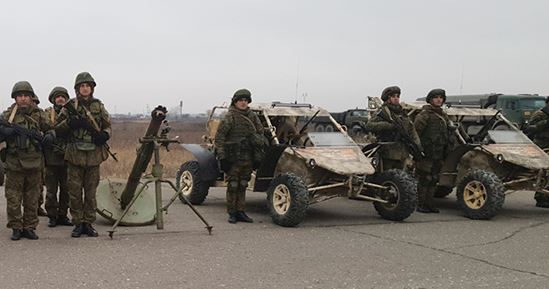 Airmobile group with ATVs