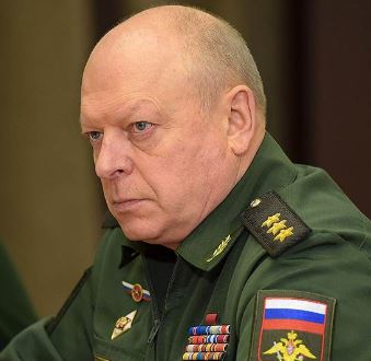 Salyukov wearing general-colonel