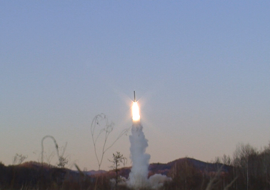 RS-24 Yars ICBM launched from Plesetsk