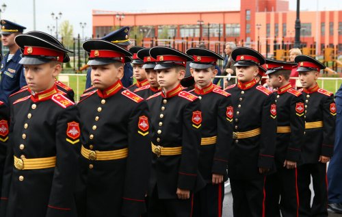 Cadets at the Tula Suvorov Military School